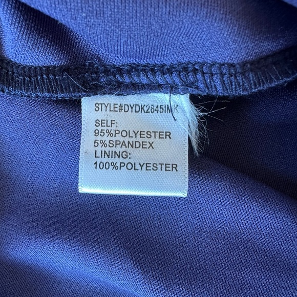 NWT Altar'd State Navy V-neck Cross Front Dress Size Small Cocktail Wedding - Picture 8 of 9